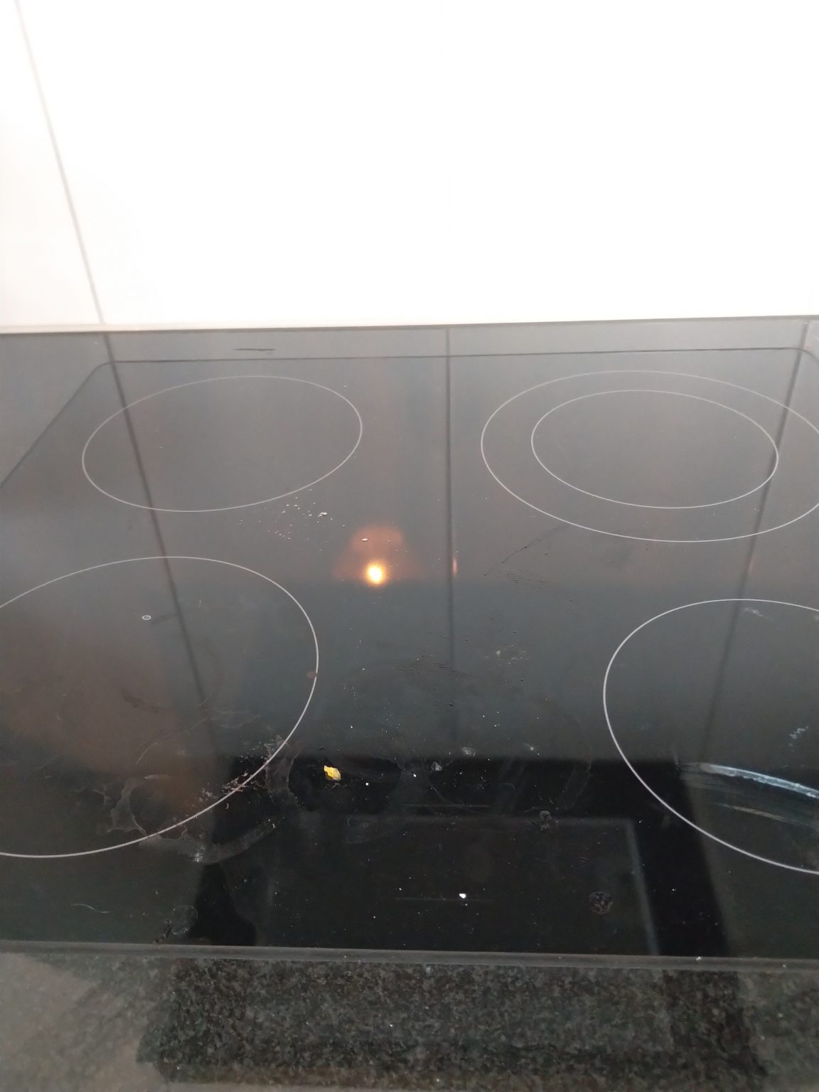 Kochfeld Reinigung Vorher